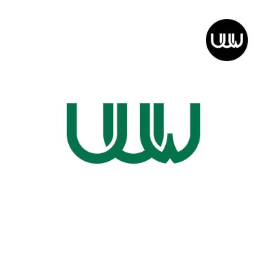 Harf UUW Monogram Logo Tasarımı