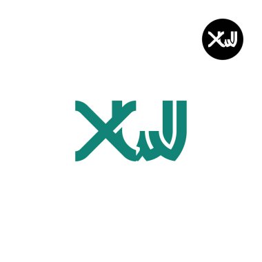 Harf XWJ Monogram Logo Tasarımı