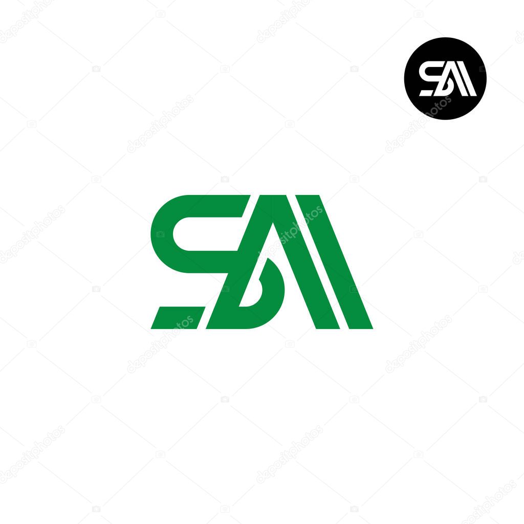 Letter SAI Monogram Logo Design