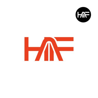 HAF Harfi Monogram Logo Tasarımı