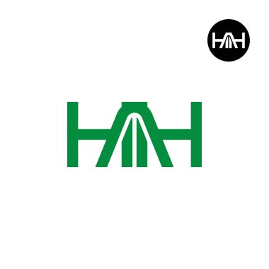 Harf HAH Monogram Logo Tasarımı