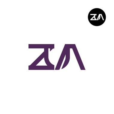 ZUA Harfi Monogram Logo Tasarımı