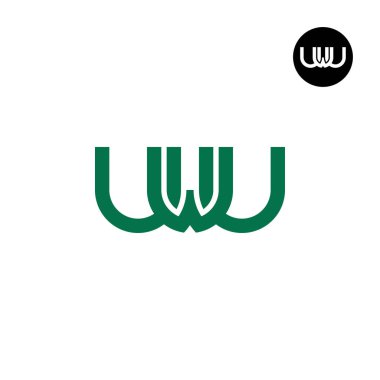 Harf UWU Monogram Logo Tasarımı