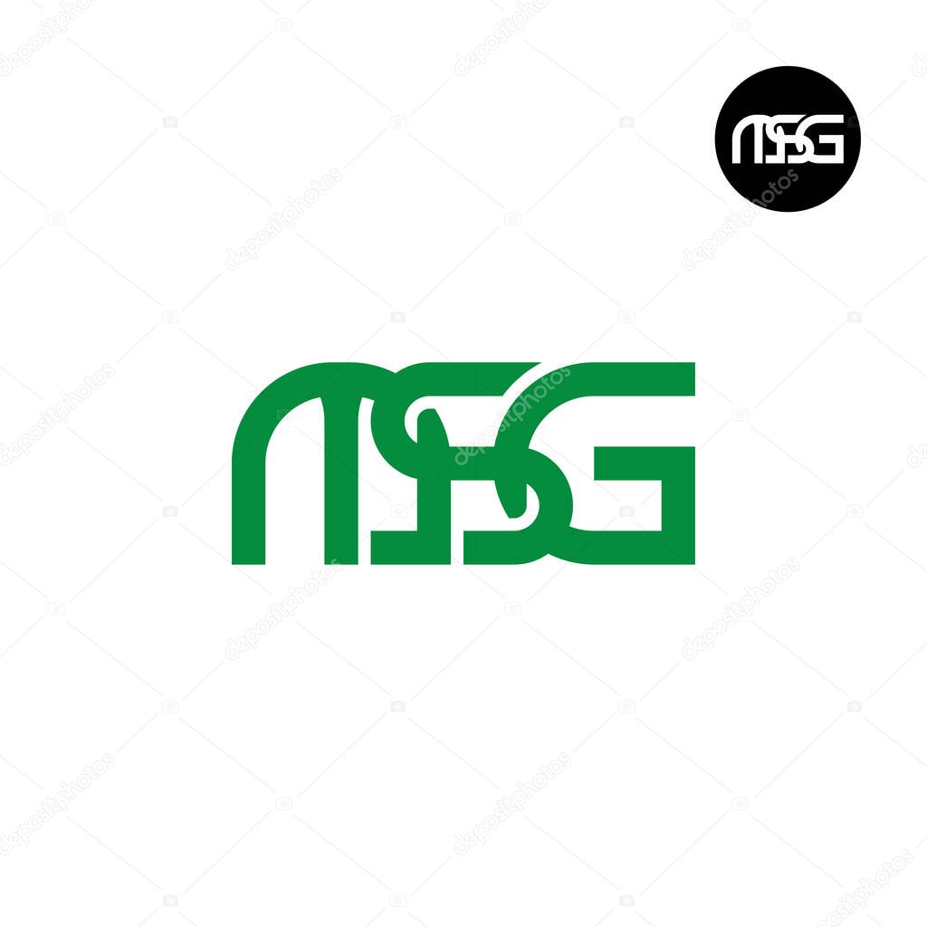 Letter MSG Monogram Logo Design