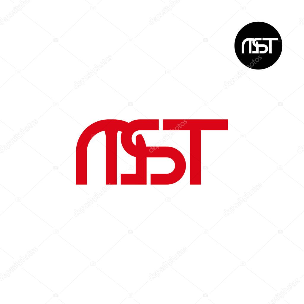 Letter MST Monogram Logo Design