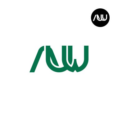 Harf AUW Monogram Logo Tasarımı