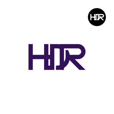 Harf HDR Monogram Logo Tasarımı