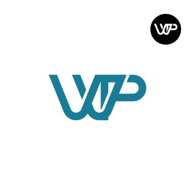 Harf VVP veya WP Monogram Logo Tasarımı