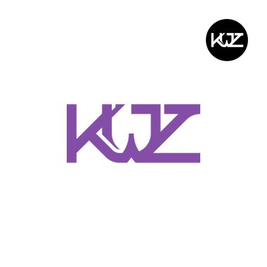 Harf KWZ Monogram Logo Tasarımı