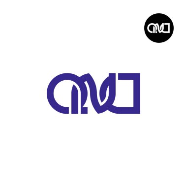 Harf QND Monogram Logo Tasarımı Döndürüldü