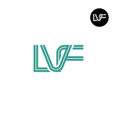 Satırlı LVF Monogram Logo Tasarımı