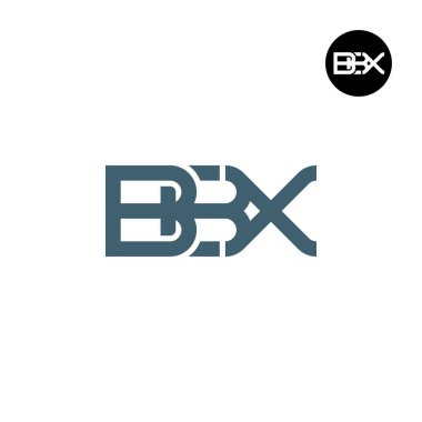 Harf BBX Monogram Logo Tasarımı