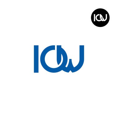 Harf IOW Monogram Logo Tasarımı