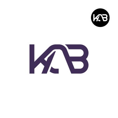 Harf KAB Monogram Logo Tasarımı