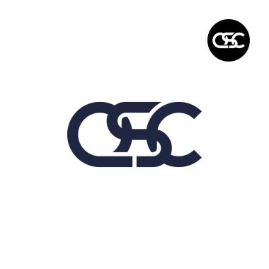 Harf QSC Monogram Logo Tasarımı