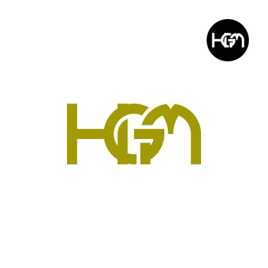 Letter HGM Monogram Logo Design