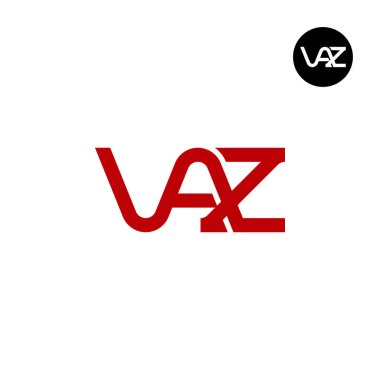 Letter VAZ Monogram Logo Design
