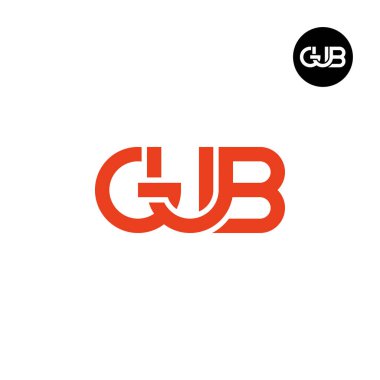 Letter GUB Monogram Logo Design