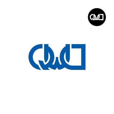 Letter QWD Monogram Logo Design