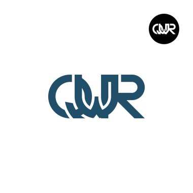 Letter QWR Monogram Logo Design