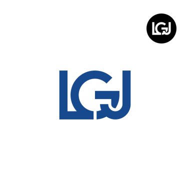 Harf LGJ Monogram Logo Tasarımı