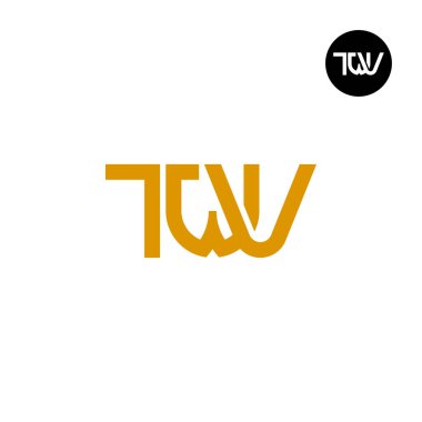 Harf TWV Monogram Logo Tasarımı