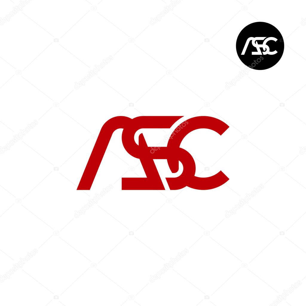 Letter ASC Monogram Logo Design