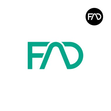 Harf FAD Monogram Logo Tasarımı