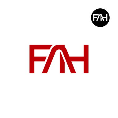 Harf FAH Monogram Logo Tasarımı