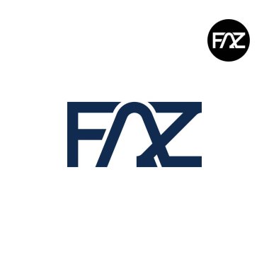 FAZ Harfi Monogram Logo Tasarımı