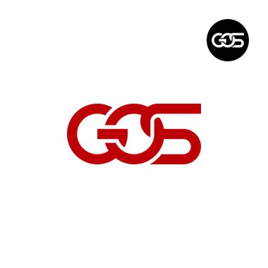 GOS Monogram Logo Tasarımı Harfi