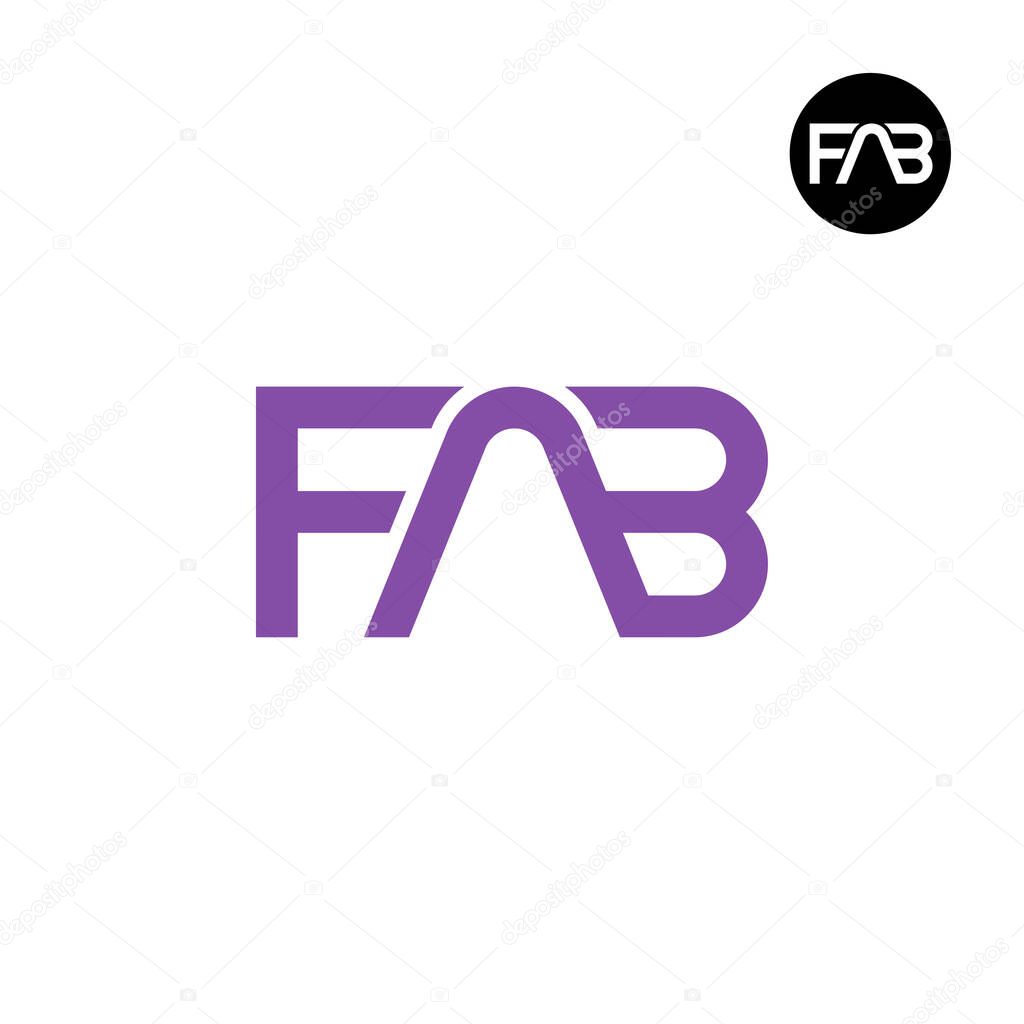 Letter FAB Monogram Logo Design