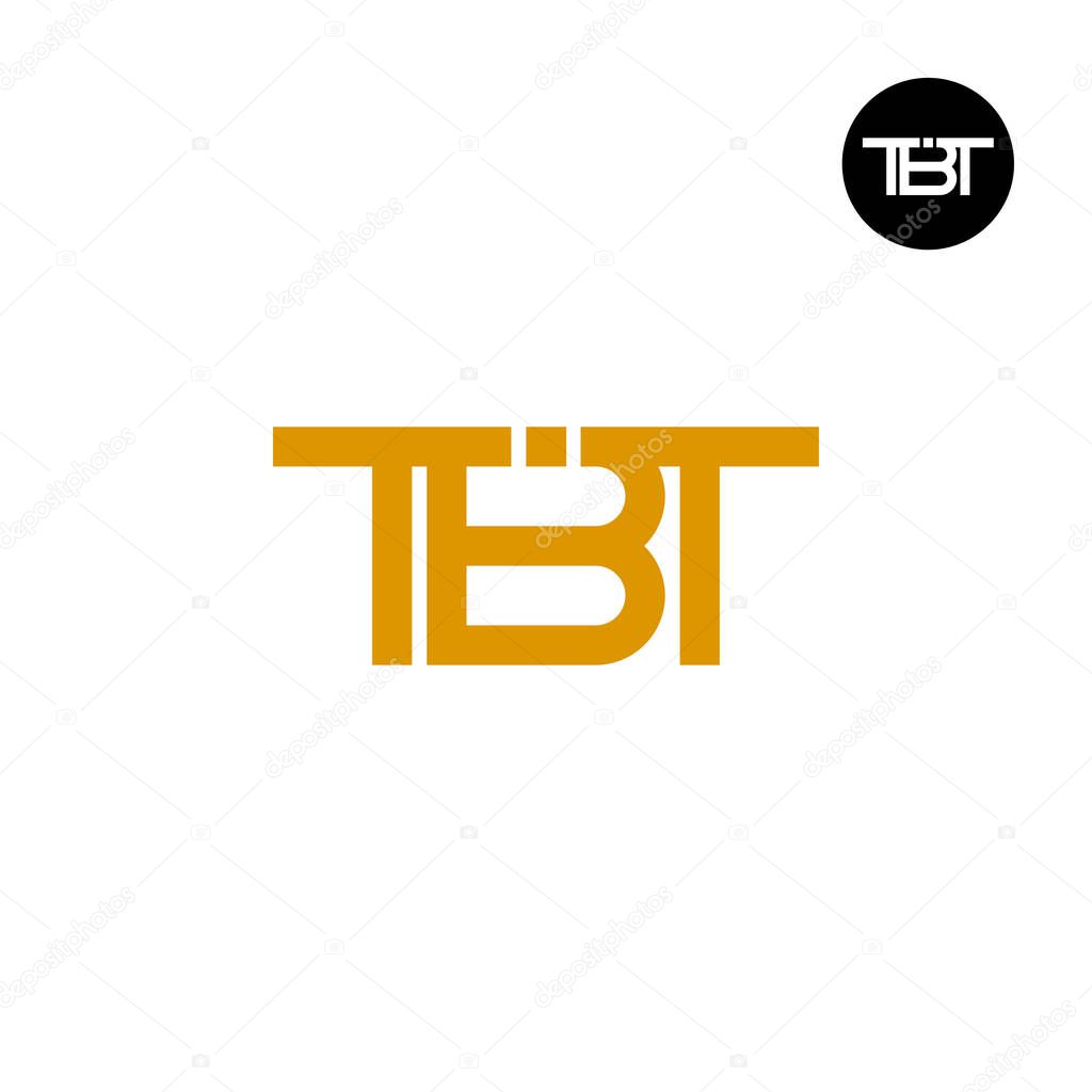 Letter TBT Monogram Logo Design