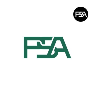 Harf PSA Monogram Logo Tasarımı