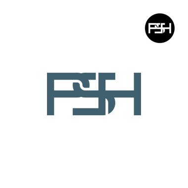 Harf PSH Monogram Logo Tasarımı
