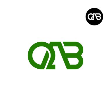 Harf QAB Monogram Logo Tasarımı