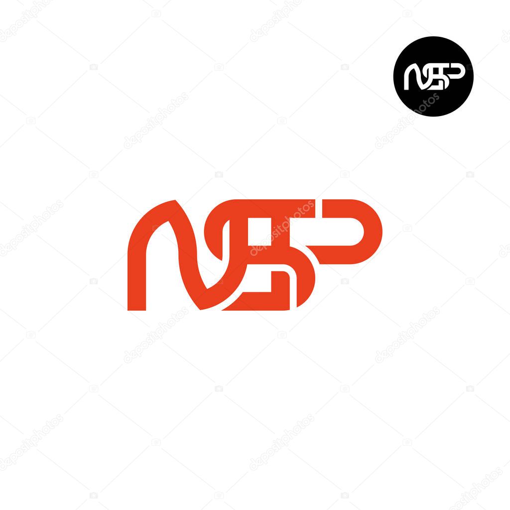Letter NSP Monogram Logo Design