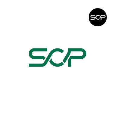 SCP Monogram Logo Tasarımı Harfi