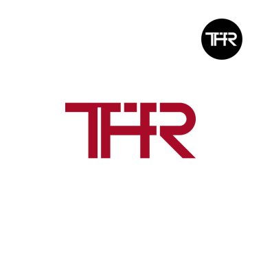 Letter TFR Monogram Logo Design clipart