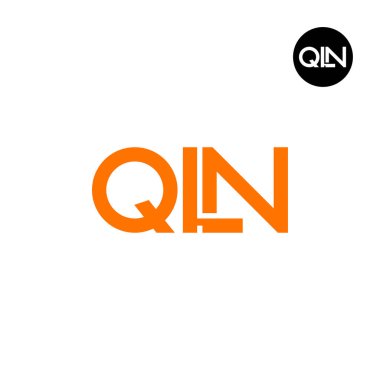 QLN Logo Letter Monogram Design clipart