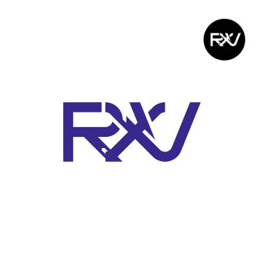 RXV Logo Harfi Monogram Tasarımı