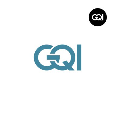 GQI Logo Letter Monogram Design clipart