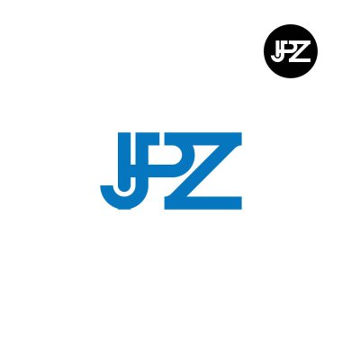 JPZ Logo Letter Monogram Design clipart