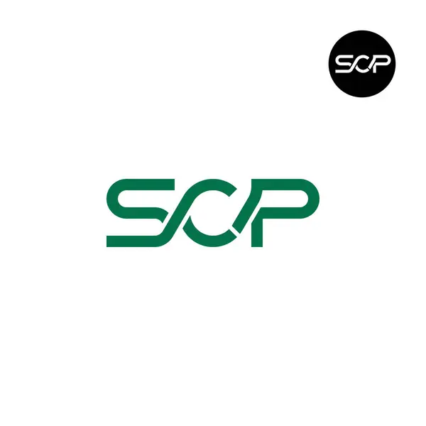 SCP Monogram Logo Tasarımı Harfi