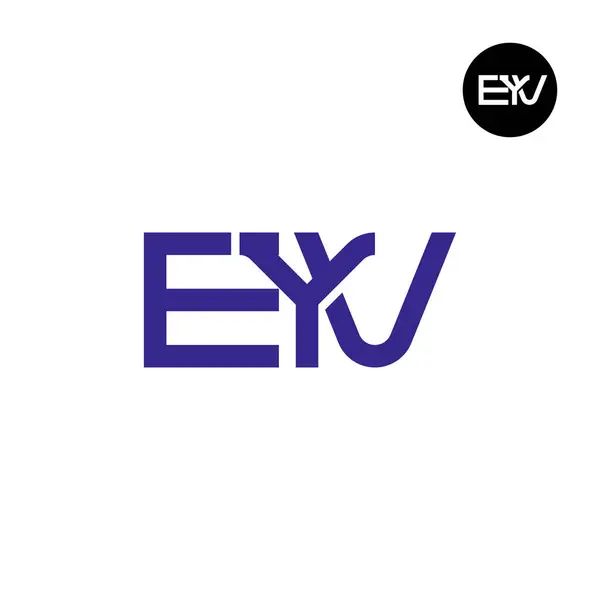 stock vector EYV Logo Letter Monogram Design