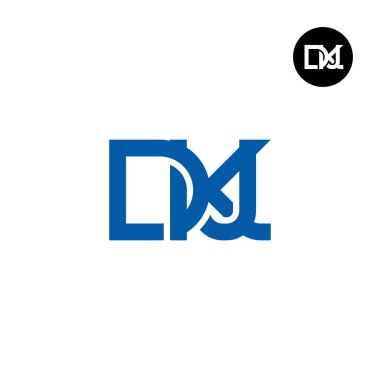 Harf DKJ Monogram Logo Tasarımı