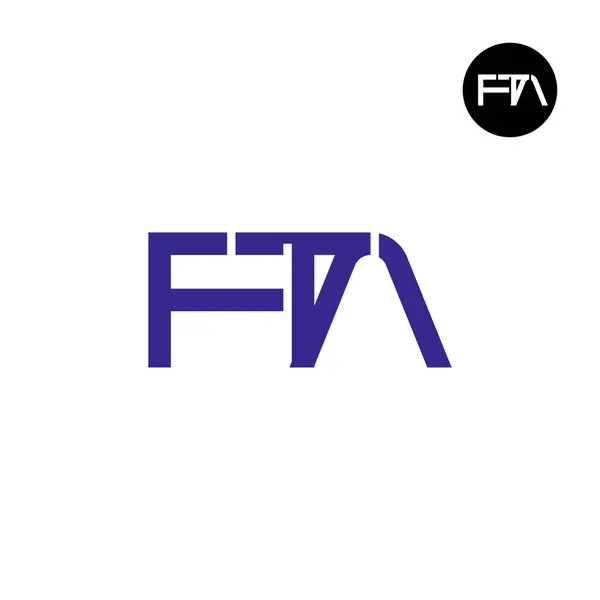 stock vector FTA Logo Letter Monogram Design