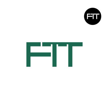 FTT Logo Letter Monogram Design clipart