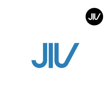 JIV Logo Harfi Monogram Tasarımı