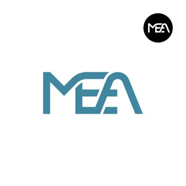 MEA Logo Harfi Monogram Tasarımı